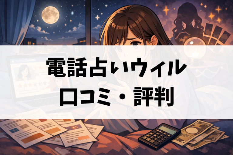 電話占いウィルの口コミを徹底整理！良い点・悪い点から見えた実態と賢い使い方