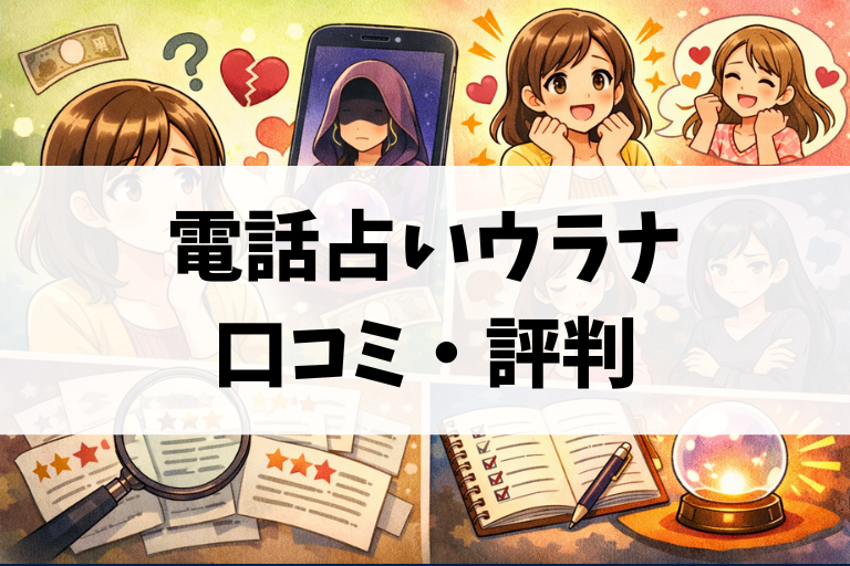 電話占いウラナの口コミ・評判を徹底整理｜良い点・気になる点と失敗しない使い方