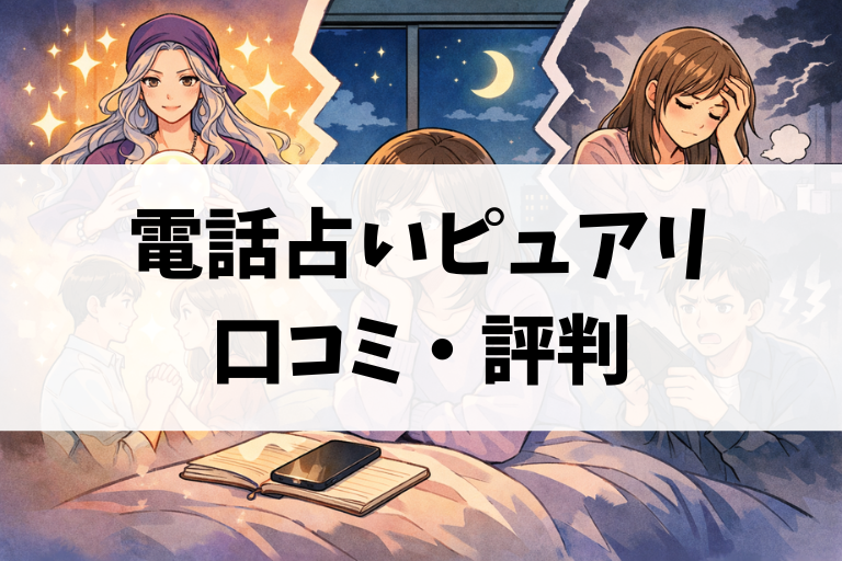 電話占いピュアリ｜良い口コミ・良くない口コミを整理してわかったリアルな評価と賢い使い方