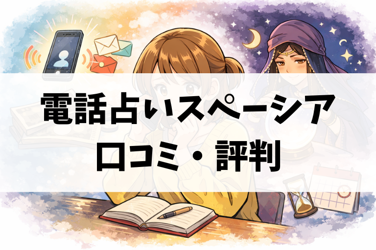 電話占いスペーシアは信用できる？口コミ・評判の良い点と注意点をやさしく整理