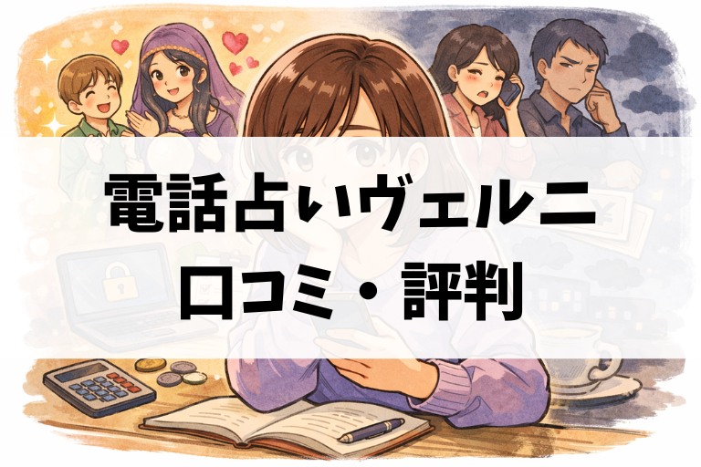 電話占いヴェルニのリアルな口コミ・評判まとめ：料金の目安と合う先生の探し方